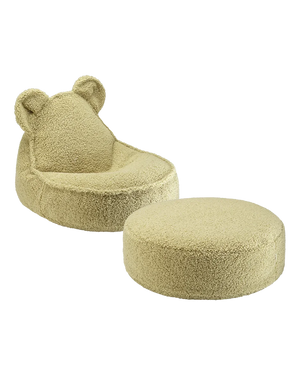 Conjunto Bear Beanbag + Ottoman Matcha - imagem principal