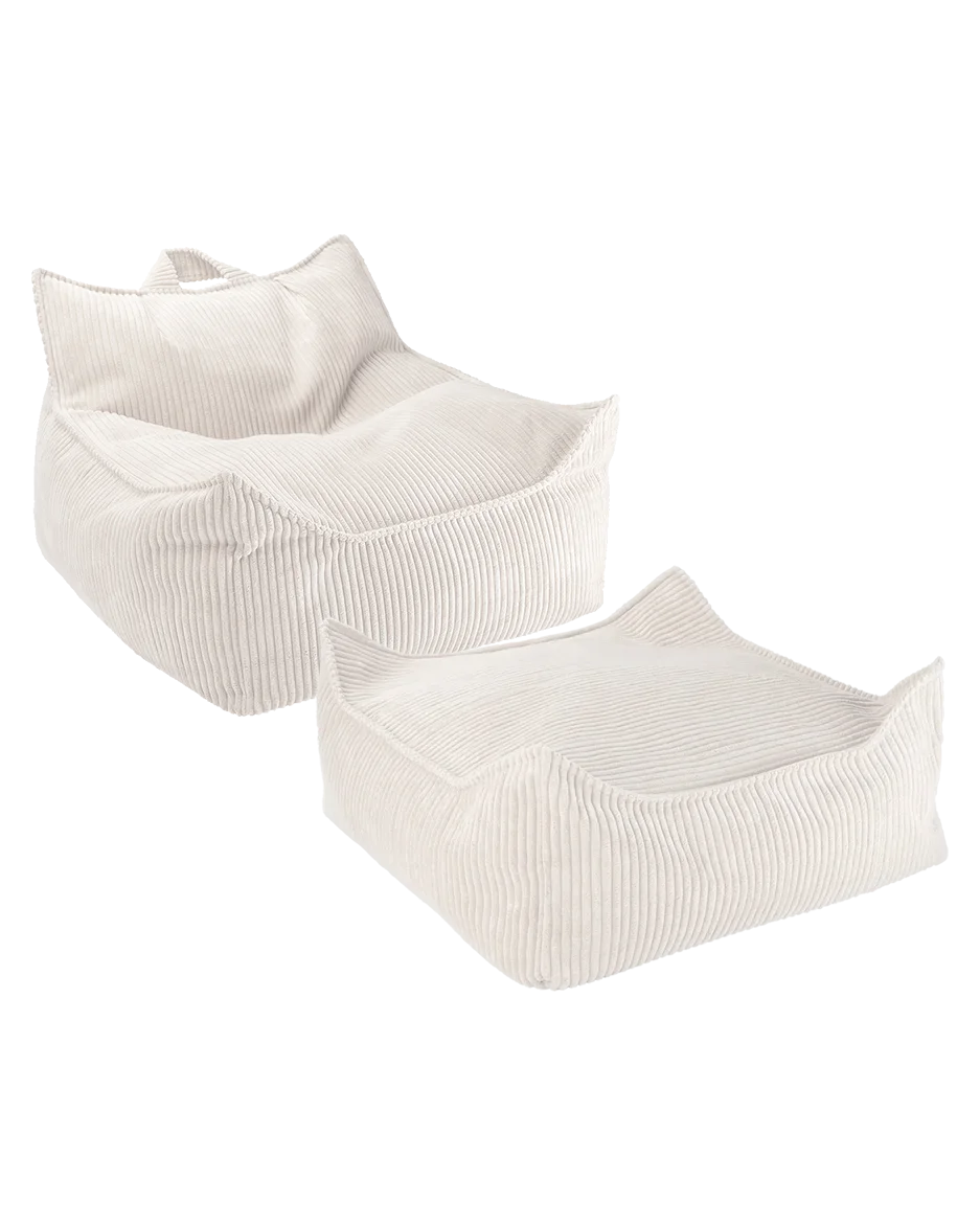 Conjunto Cadeira Beanbag + Ottoman Marshmallow - imagem principal