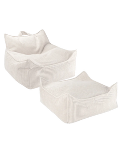 Conjunto Cadeira Beanbag + Ottoman Marshmallow - imagem principal