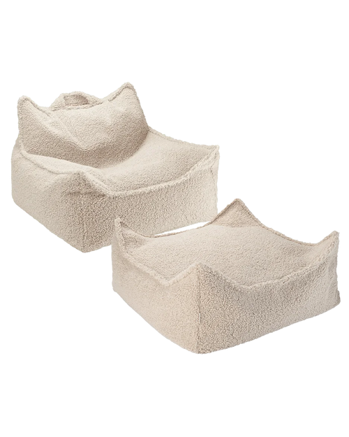 Conjunto Cadeira Beanbag + Ottoman Biscuit - imagem principal