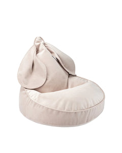 Pouf Coelho Veludo Dusty Beige - Wigiwama - KidsR