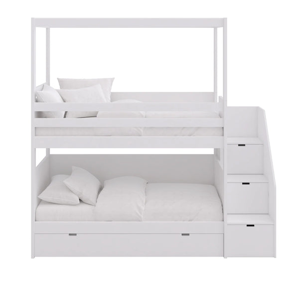Beliche com dossel, escadas de arrumação e cama gavetão – Muba – imagem 3
