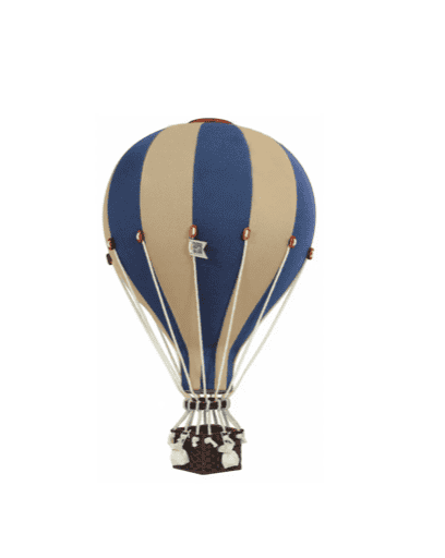Balão Decorativo Azul Escuro/Beige- L – Super Balloon