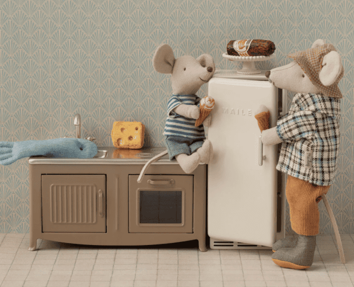 Frigorífico Ratinho Branco – Maileg – imagem 5