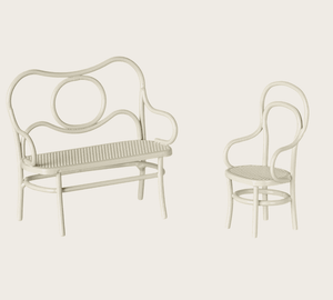 Conjunto de café Ratinho Pequeno Branco – Maileg – imagem 3