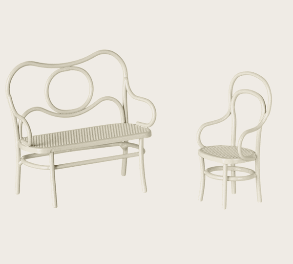 Conjunto de café Ratinho Pequeno Branco – Maileg – imagem 3