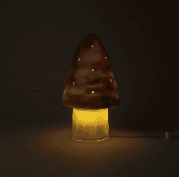 Candeeiro Cogumelo Pequeno Lavanda – Egmont Toys – imagem 3