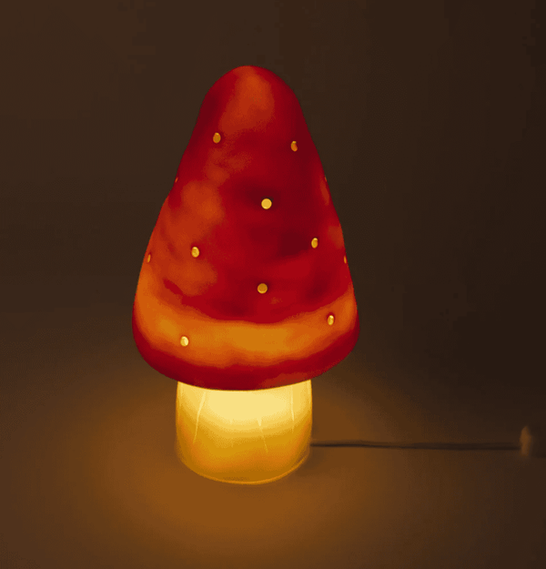 Candeeiro Cogumelo Pequeno Vermelho Tijolo – Egmont Toys