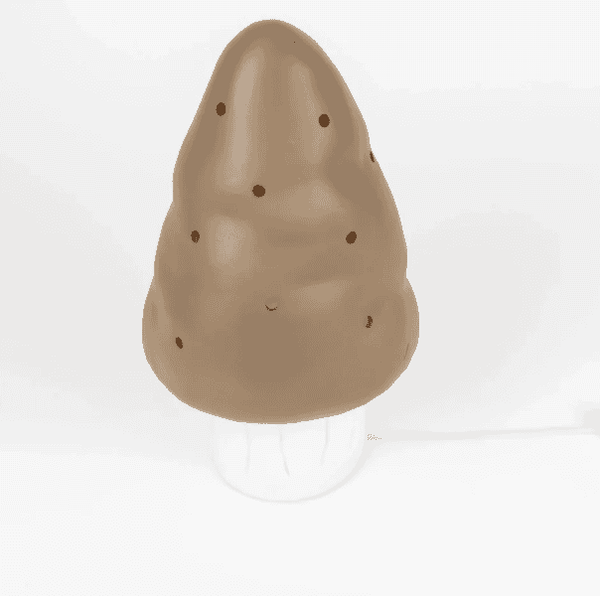 Candeeiro Cogumelo Pequeno Chocolate – Egmont Toys – imagem 2