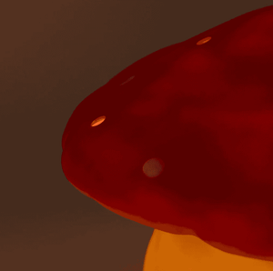 Candeeiro Cogumelo Grande Vermelho – Egmont Toys – imagem 5