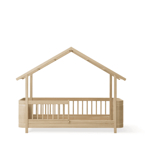 Cama Wood Mini+ em forma de casa em carvalho – Oliver Furniture – imagem 2