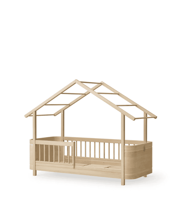 Cama Wood Mini+ em forma de casa em carvalho – Oliver Furniture – imagem 3