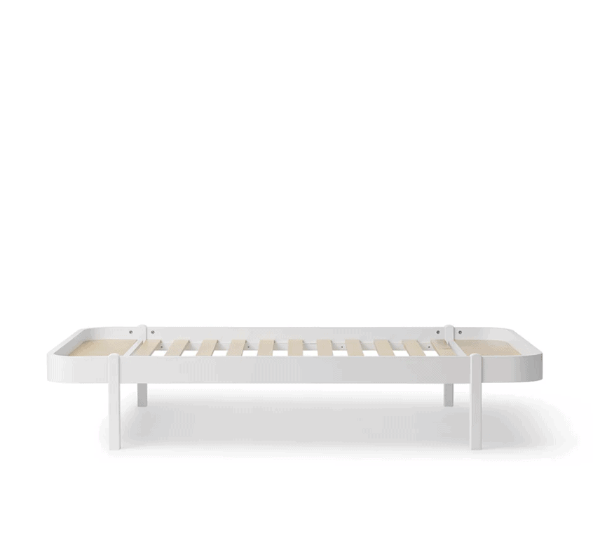 Cama Lounge em Madeira Branca – Oliver Furniture