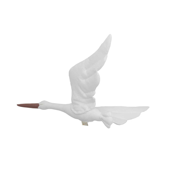 Cegonha de Linho Branco – Love Me Decoration