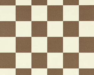 Papel de parede Harlequin Blenets Check na cor Chocolate