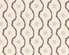 Papel de parede Harlequin Connor na cor Chocolate/Dusk