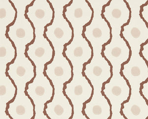 Papel de parede Harlequin Connor na cor Chocolate/Dusk
