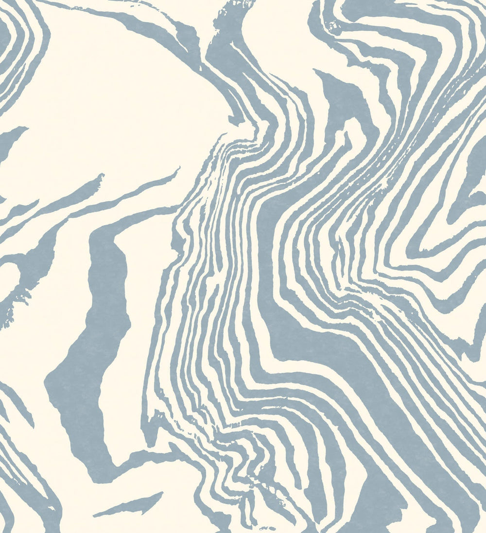 Papel de parede Harlequin Marble na cor Atlantic