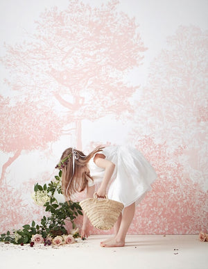 Mural Hua Trees — Rosa Sian Zeng — imagem de ambiente