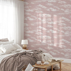 Papel de Parede Clouds — Rosa Sian Zeng — imagem de ambiente