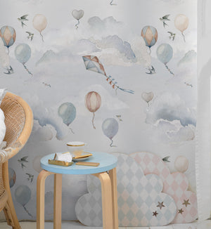 Papel de Parede Balloons Fairytale – Dekornik – imagem 4