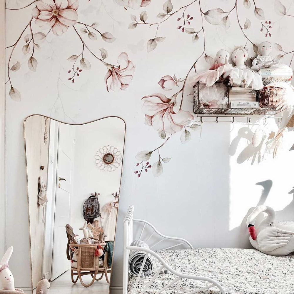 Papel de Parede Paradise Garden Pastel Twigs – Dekornik – imagem 1
