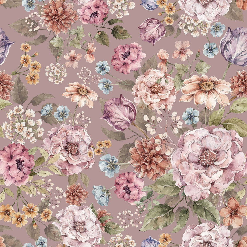 Papel de Parede Bouquet of flowers - lilac – Dekornik – imagem 1
