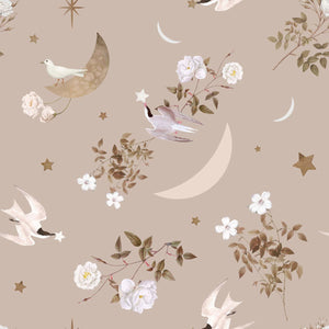 Papel de Parede Birds In The Night Sky – Dekornik – imagem 1