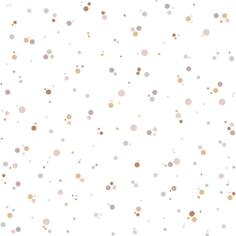Papel de Parede Simple dots minimini cinnamon powder pink – Dekornik – imagem 1