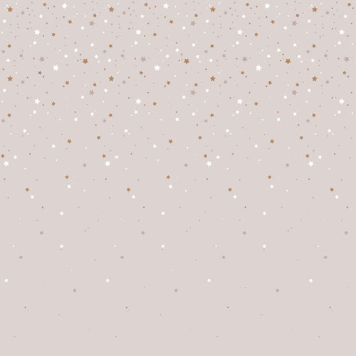 Papel de Parede Simple stars from the sky powder pink – Dekornik – imagem 1