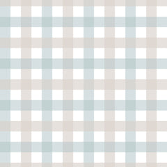Papel de Parede Provence check beige blue small – Dekornik – imagem 1