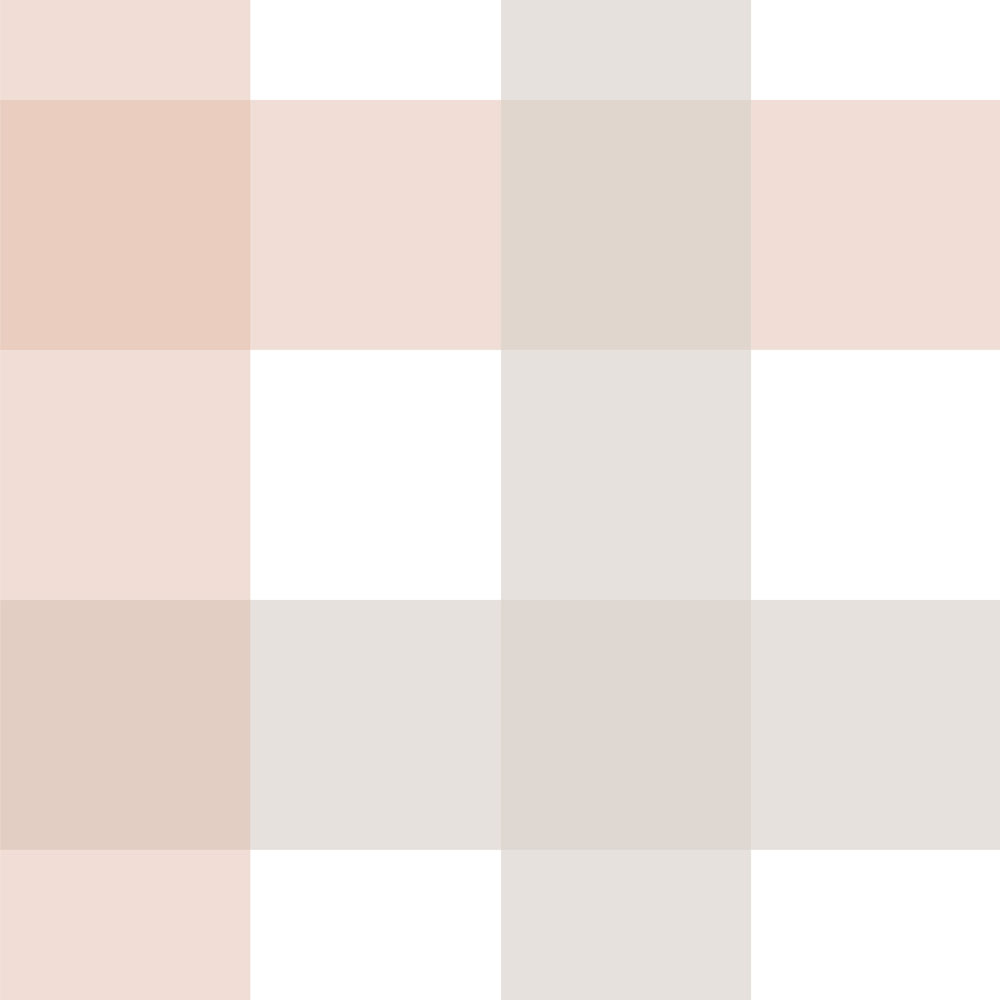 Papel de Parede Provence check beige pink big – Dekornik – imagem 1