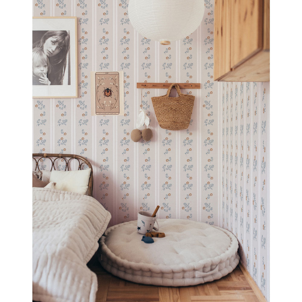 Papel de Parede French Cottage Flowers – Dekornik – imagem 1