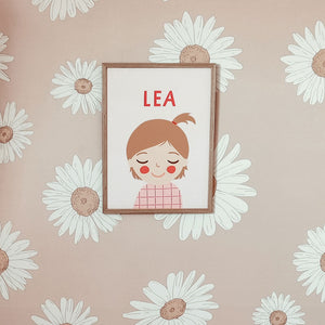 Papel de Parede Tuscan Daisies Pink – Dekornik – imagem 3