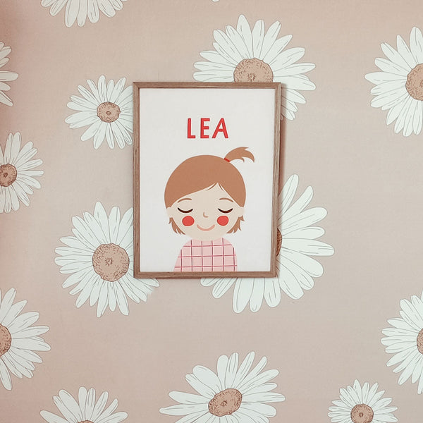 Papel de Parede Tuscan Daisies Pink – Dekornik – imagem 3