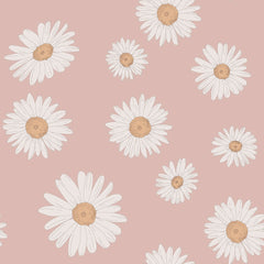 Papel de Parede Tuscan Daisies Pink – Dekornik – imagem 1