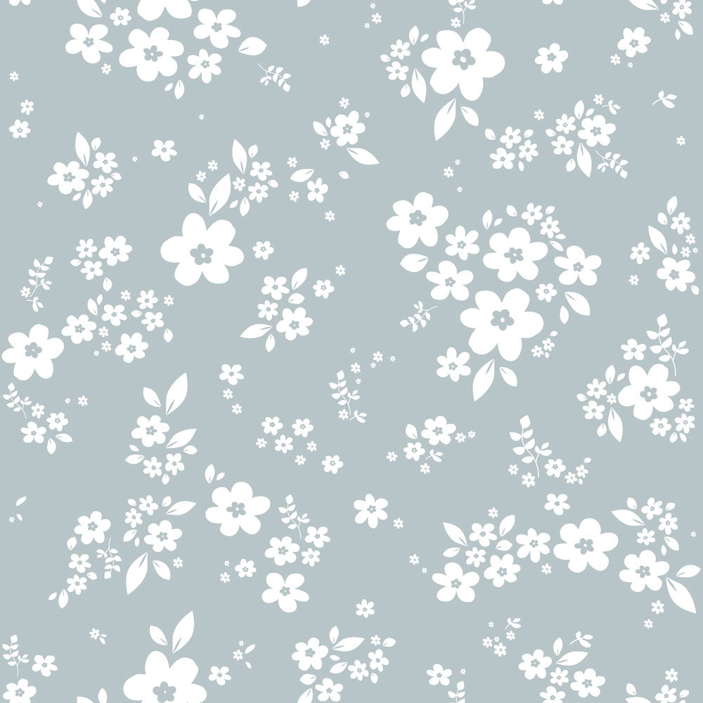 Papel de Parede Lace Meadow Blue – Dekornik – imagem 1