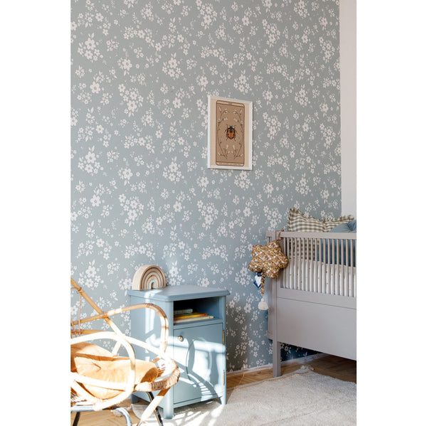 Papel de Parede Lace Meadow Blue – Dekornik – imagem 3