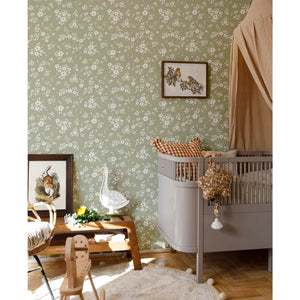 Papel de Parede Lace Meadow Green – Dekornik – imagem 2