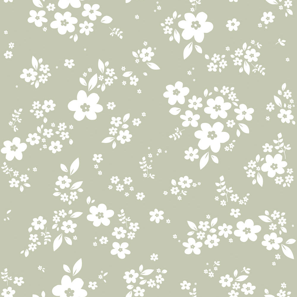 Papel de Parede Lace Meadow Green – Dekornik – imagem 1