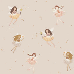 Papel de Parede Fairies Beige – Dekornik – imagem 1