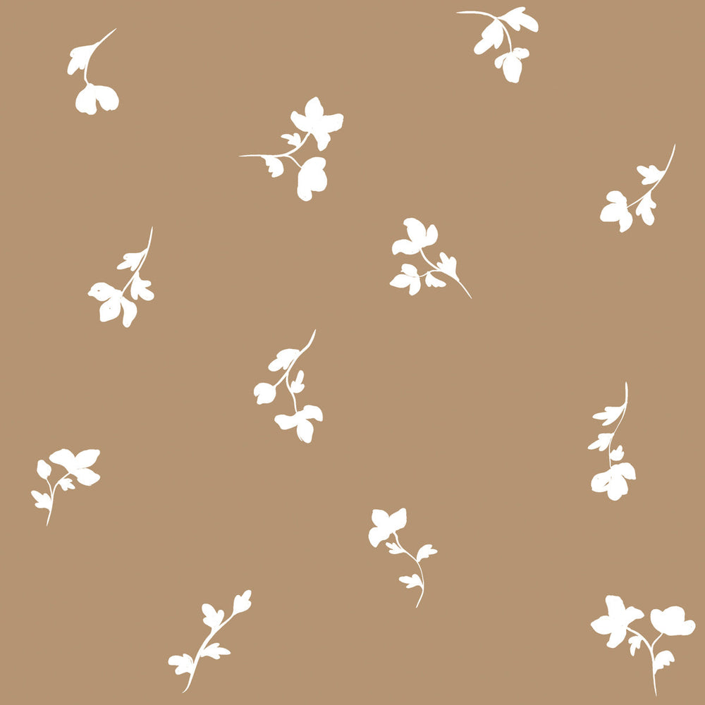 Papel de Parede Paris Flowers Brown – Dekornik – imagem 1