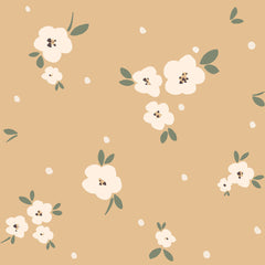 Papel de Parede Floral Draw Beige – Dekornik – imagem 1