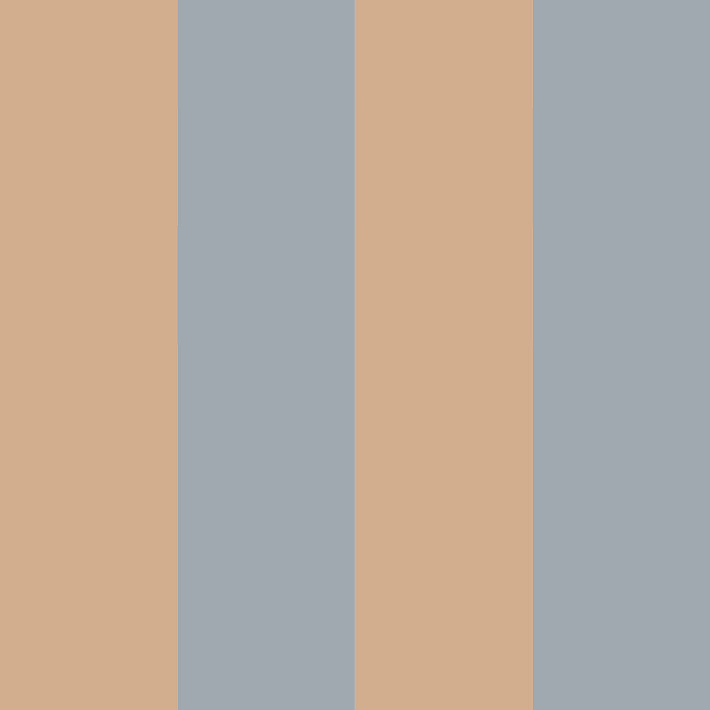Papel de Parede Stripes blue beige – Dekornik – imagem 1