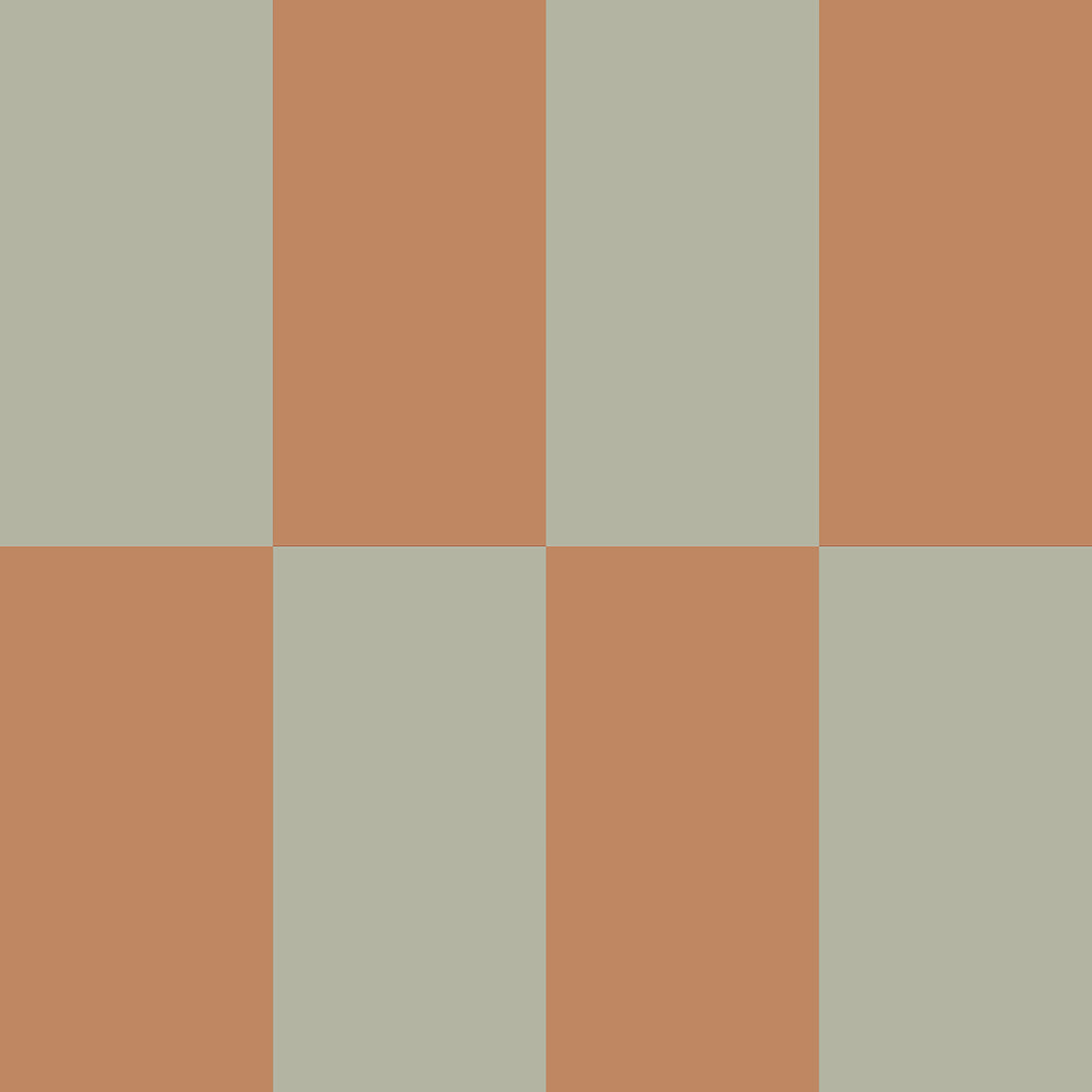 Papel de Parede Stripes green brown Upside down – Dekornik – imagem 1
