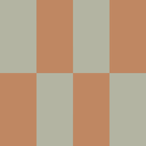 Papel de Parede Stripes green brown Upside down – Dekornik – imagem 1