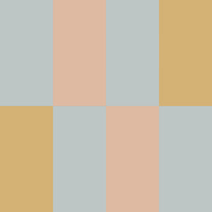 Papel de Parede Stripes blue salmon yellow Upside down – Dekornik – imagem 1