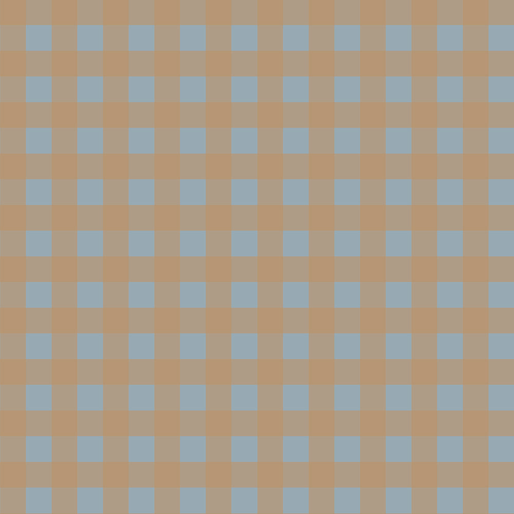 Papel de Parede Check minimini brown blue – Dekornik – imagem 1