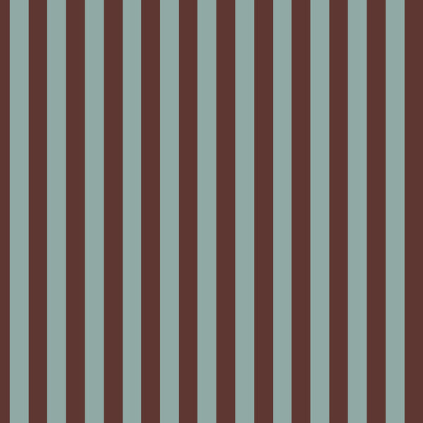 Papel de Parede Wide stripes classy brown and mint – Dekornik – imagem 2