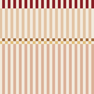 Papel de Parede Stripes happy cherry pink – Dekornik – imagem 1